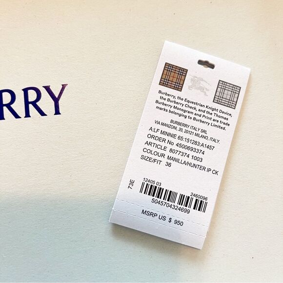 NWT Burberry Minnie Shearling Fur Slide Sandals Yellow 36 - Picture 11 of 11